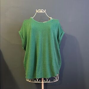 Maurices Vibrant Green Short Sleeve Top